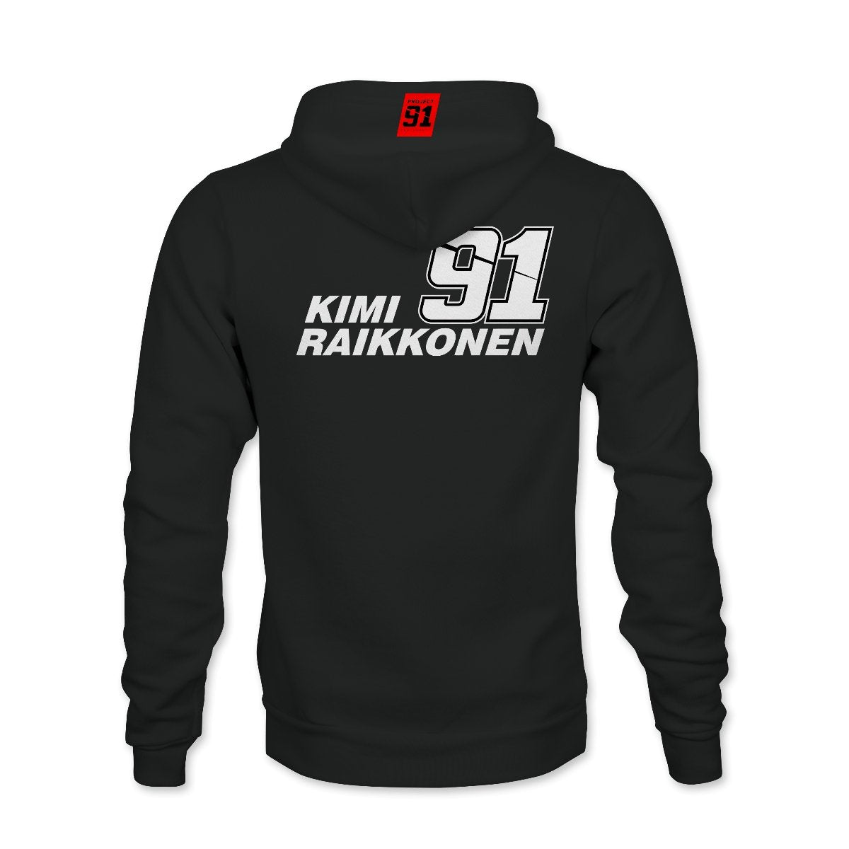 KIMI OFFICIAL PROJECT 91 TRACKHOUSE ZIP HOODY - BLACK - jr-sportpromotions