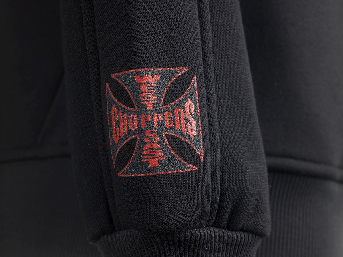 KIMI SCRIPT LOGO HOODY - BLACK/RED - jr-sportpromotions