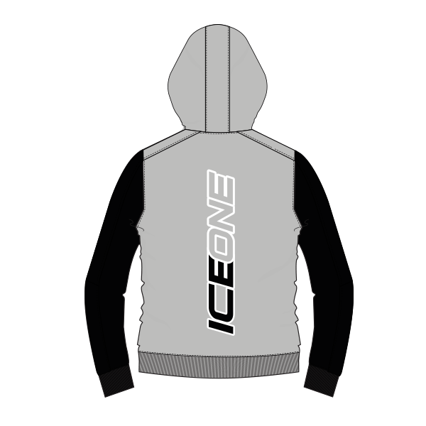 ICE ONE ALL IN ZIP HOODY - BLACK - jr-sportpromotions