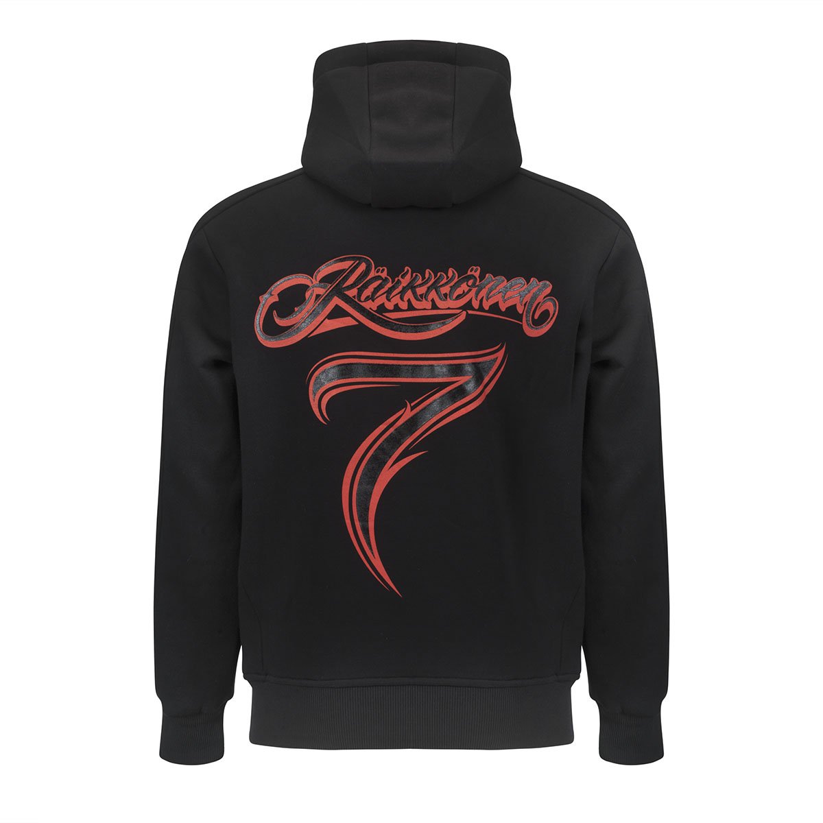 KIMI SCRIPT LOGO HOODY - BLACK/RED - jr-sportpromotions