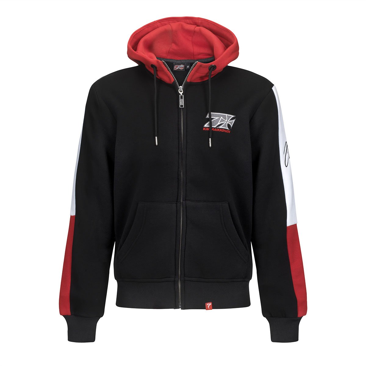 KIMI SIGNATURE HOODY - BLACK/RED/WHITE - jr-sportpromotions