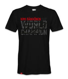 KIMI WORLD CHAMPION TEE - BLACK - jr-sportpromotions